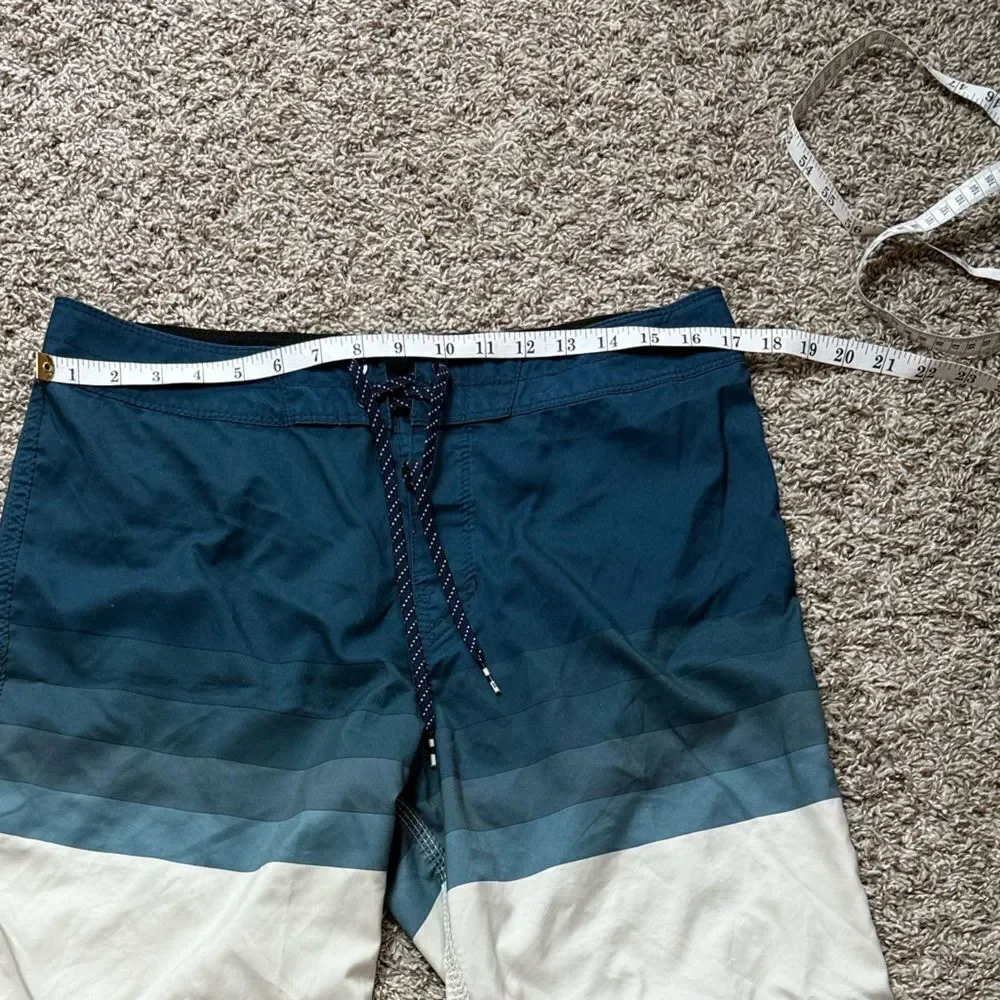 Billabong Teal Green & Tan Board Shorts